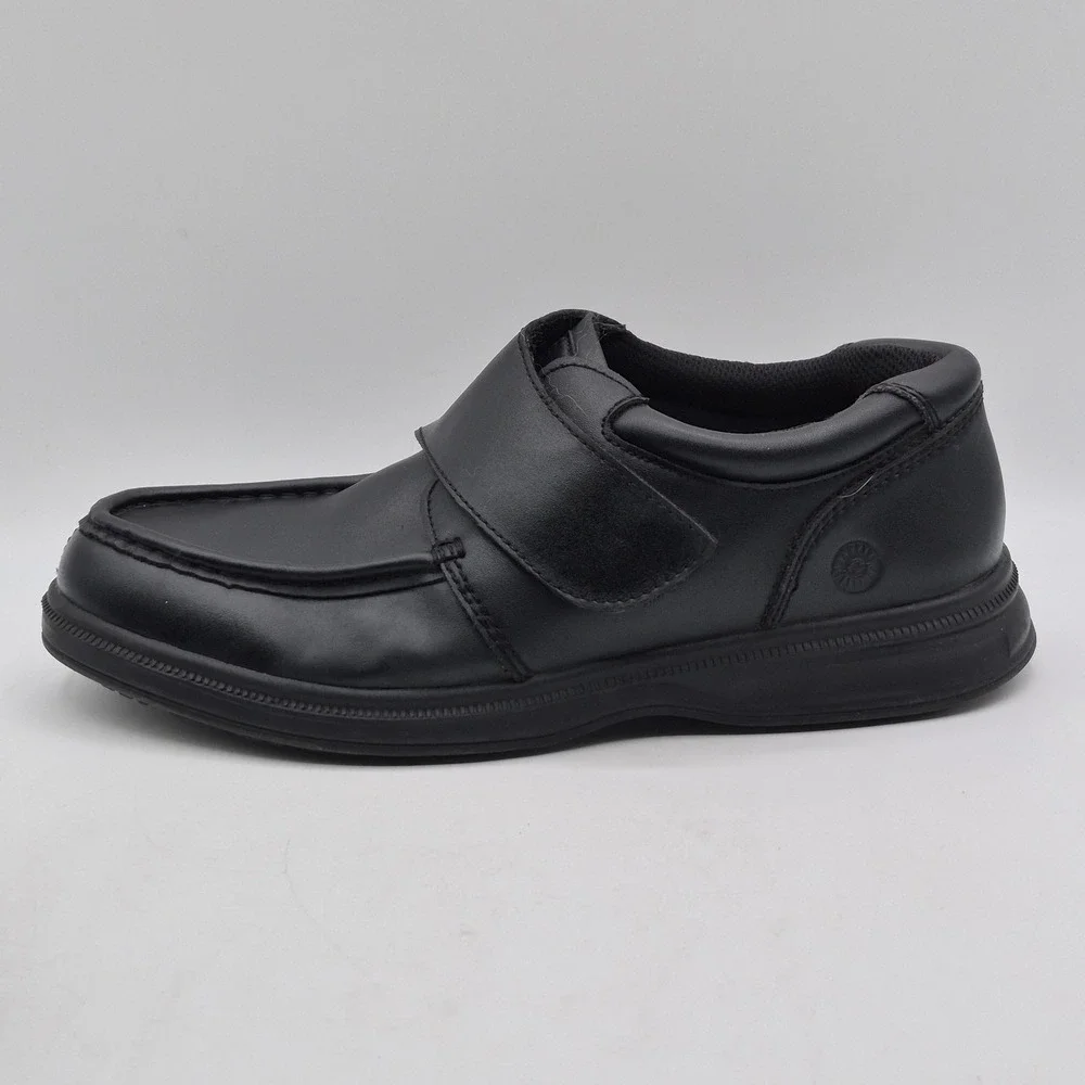 Earth Spirit Shoes‎ Mens Size 10W Black Leather Hook & Loop Layton MNES41ER014